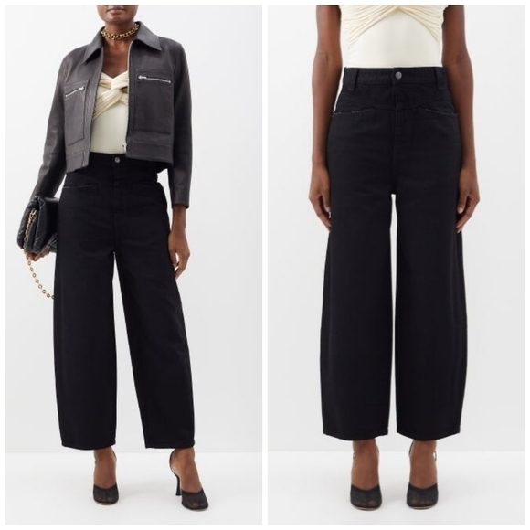 Khaite Preen Denim Jeans Black - Picture 1 of 7